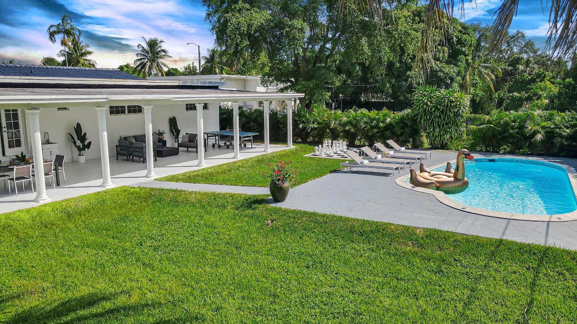 New Tropical Oasis Retreat In Miami别墅 外观 照片